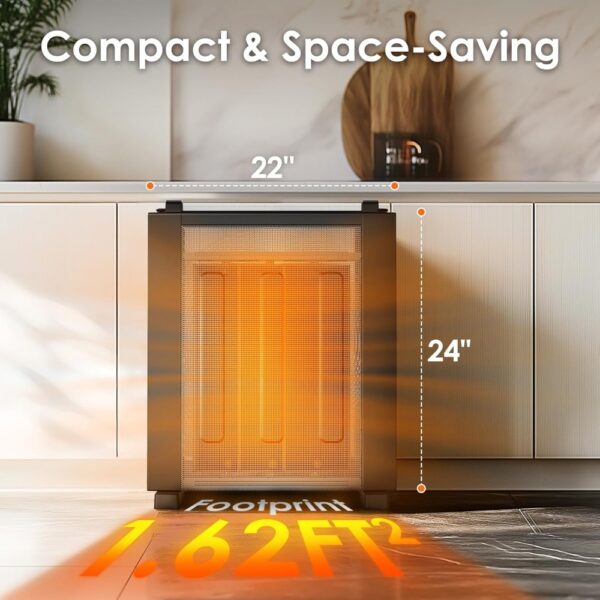 Room Heater, Large room with thermostat, 12H timer - Image 2